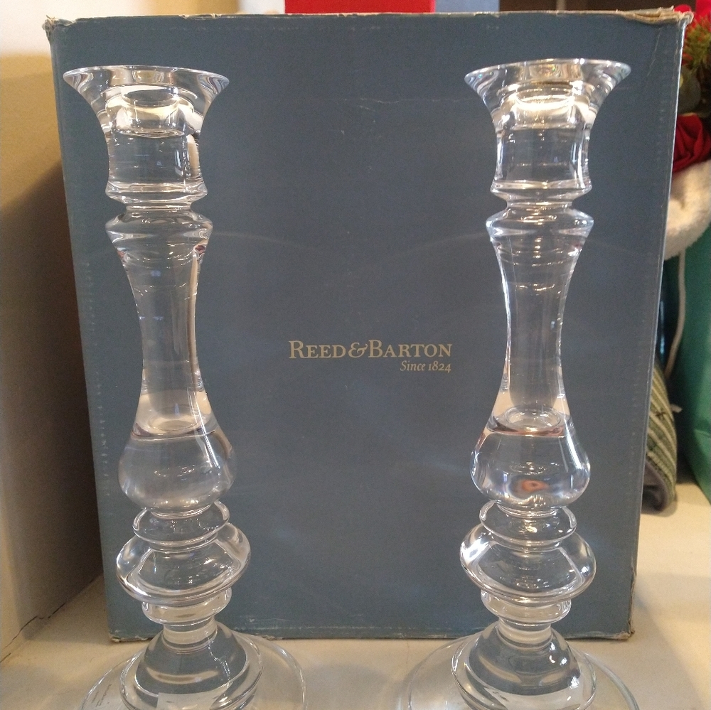 The Weston collection lead crystal candlestick 11 inch  Ready for Romance?